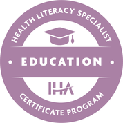 Promote health literacy in individual and group education. This includes assessing and addressing learning needs and preferences, creating evidence-based health content for audiences with low literacy, and developing community health literacy education programs and a health literacy training for healthcare providers.